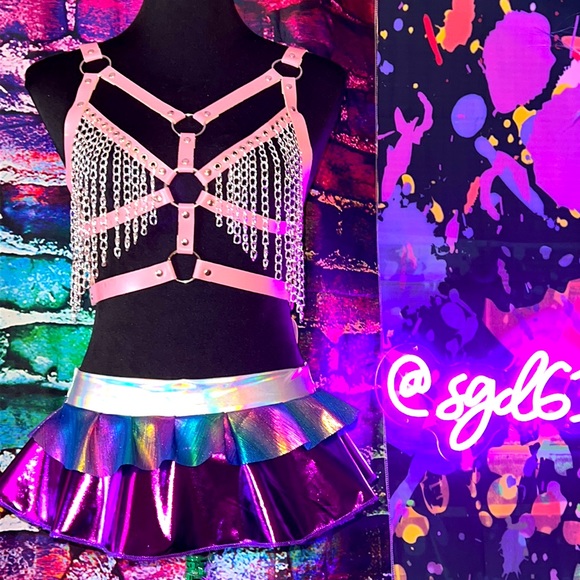 New Chain Harness Top - Picture 2 of 8